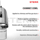 STERR - sombrerete de chimenea con cojinete exterior - CWL