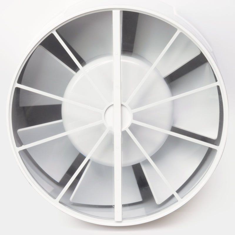 Ventilador de baño silencioso con temporizador 150 mm / 6" - LFS150-QT