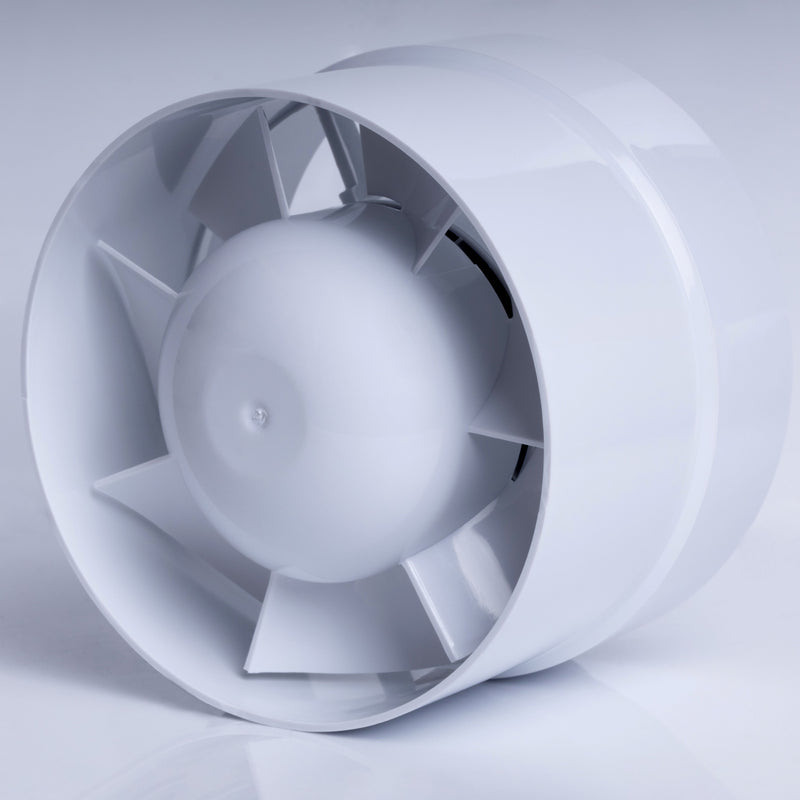 Ventilador silencioso para conductos con extracción en línea de 125 mm/5" - IDM125