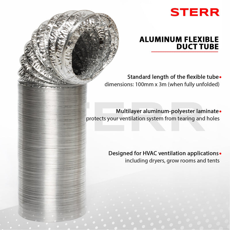 Manguera flexible para conducto de aluminio 150mm x 6m - ALD150_6