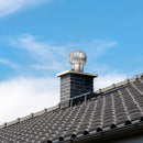 Fijación para chimenea esférica 200 mm Tapa para chimenea Fijación para chimenea STERR