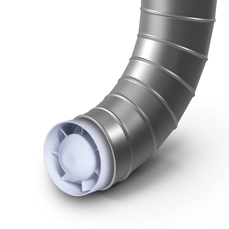 Ventilador silencioso para conductos con extracción en línea de 125 mm/5" - IDM125