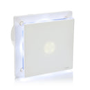 STERR BFS150L - 150 mm Extractor de Baño, LED, 250 m³/h, Blanco