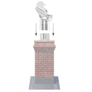 Base BCA para revestimiento de chimenea tipo CWL