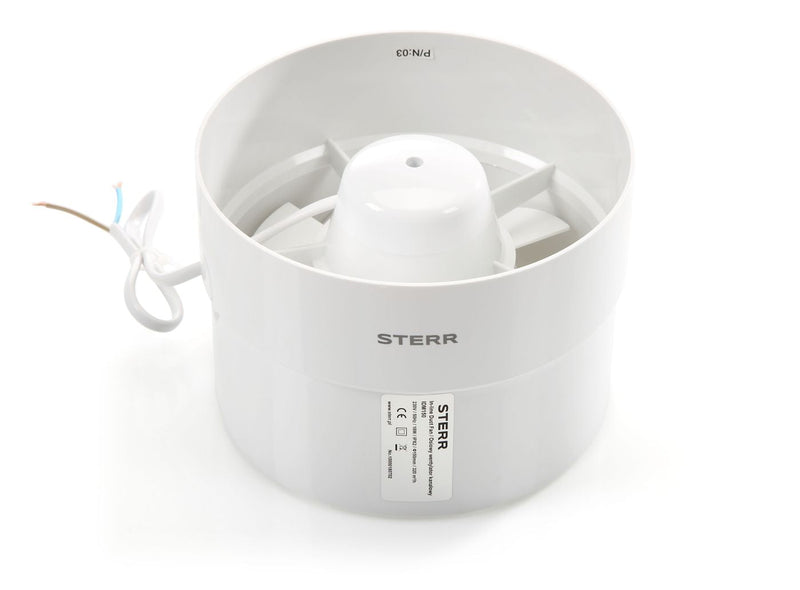 Ventilador silencioso para conductos con extracción en línea de 150 mm/6" - IDM150