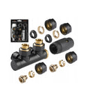 EVR12050B - Radiador vertical negro 120/50